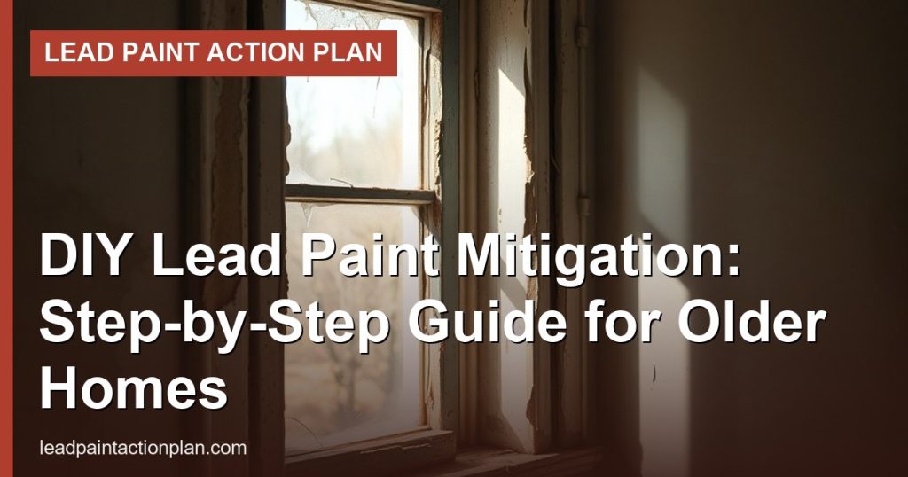 DIY Lead Paint Mitigation: Step-by-Step Guide for Older Homes