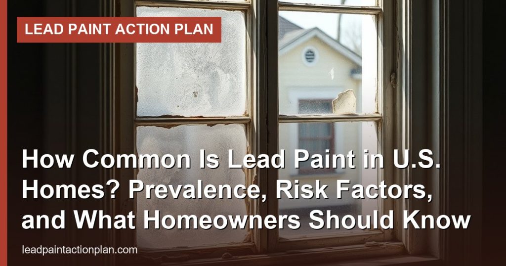 How Common Is Lead Paint in U.S. Homes? Prevalence, Risk Factors, and What Homeowners Should Know