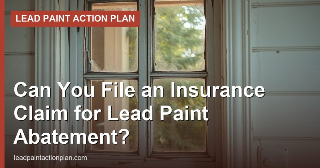 Can You File an Insurance Claim for Lead Paint Abatement?