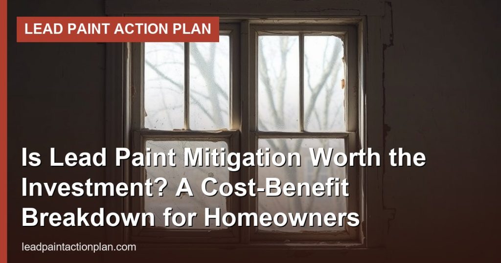 Is Lead Paint Mitigation Worth the Investment? A Cost-Benefit Breakdown for Homeowners