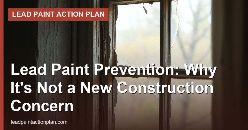 Lead Paint Prevention: Why It's Not a New Construction Concern