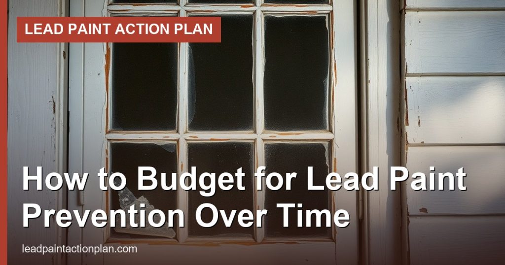 How to Budget for Lead Paint Prevention Over Time