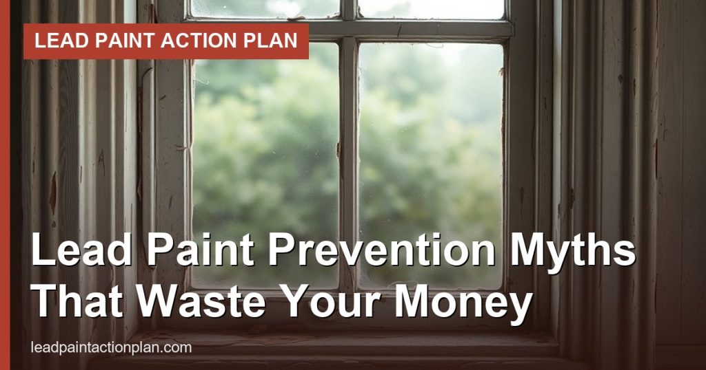 Lead Paint Prevention Myths That Waste Your Money