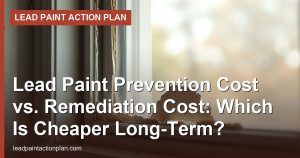 Lead Paint Prevention Cost vs. Remediation Cost: Which Is Cheaper Long-Term?