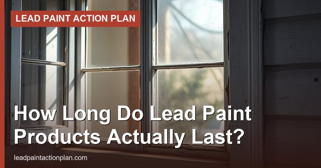 How Long Do Lead Paint Products Actually Last?
